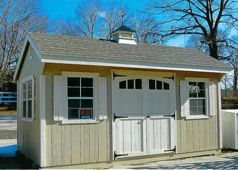 Deluxe Quaker Shed Q5 - CT Discount Sheds & Amishland Sheds